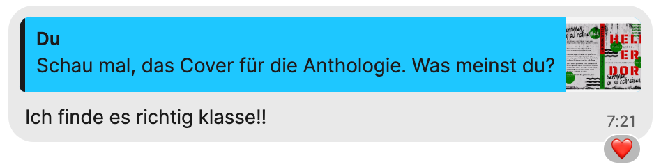 Screenshot Feedback: Ich finde es richtig klasse!!