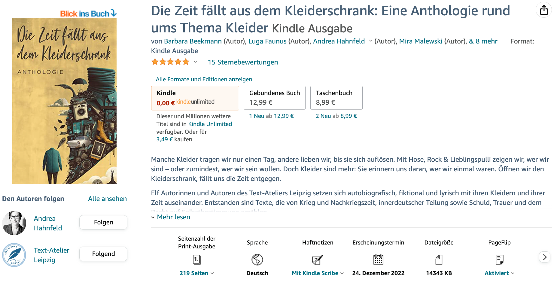 Screenshot: Beispiel für eine Preisstrategie 1